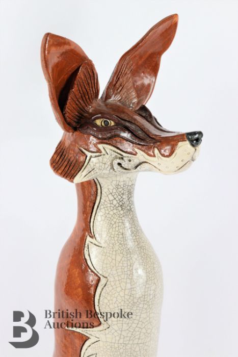 Jennie Hale Studio Pottery Snooty Fox - Image 4 of 4