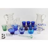 Collection of Antique Coloured Glass