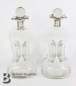 George V Glug-Glug Decanters