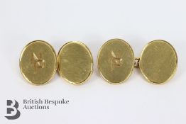 Gentleman's 9ct Gold Cufflinks