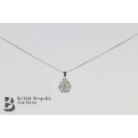 18ct Diamond Pendant Necklace