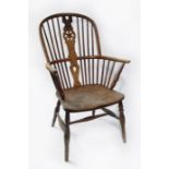 Three Windsor Fireside Chairs