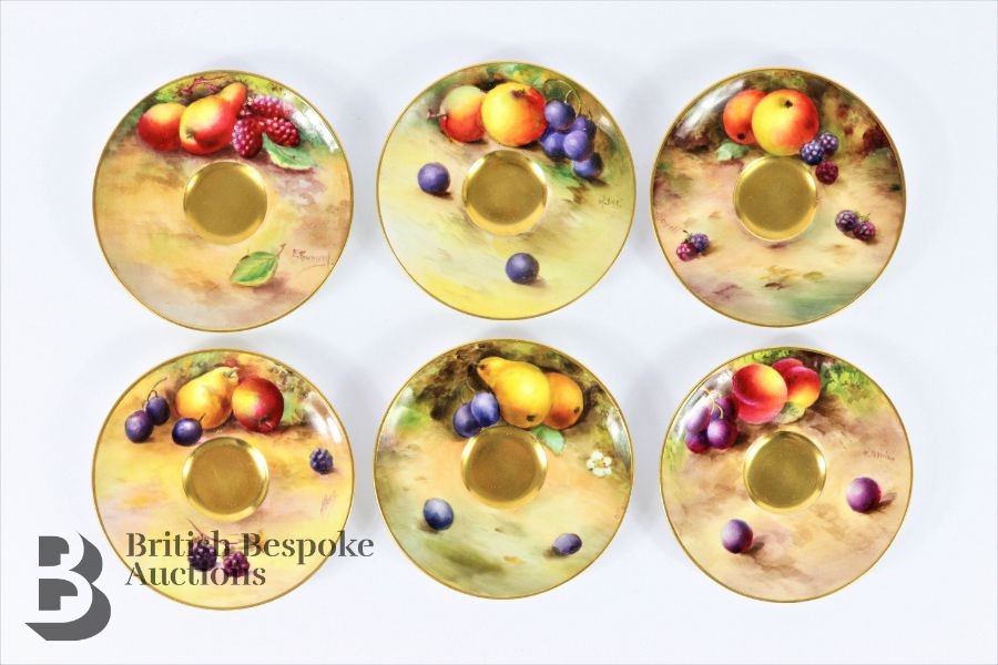 Six Royal Worcester Tea Cups and Saucers - Image 6 of 11