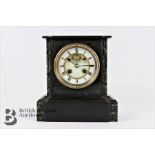 19th Century Slate Mantel Clock-Samuel Marti