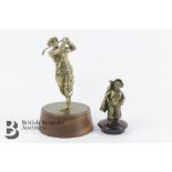 Brass Golfing Mascots