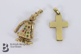 9ct Gold Cross Pendant