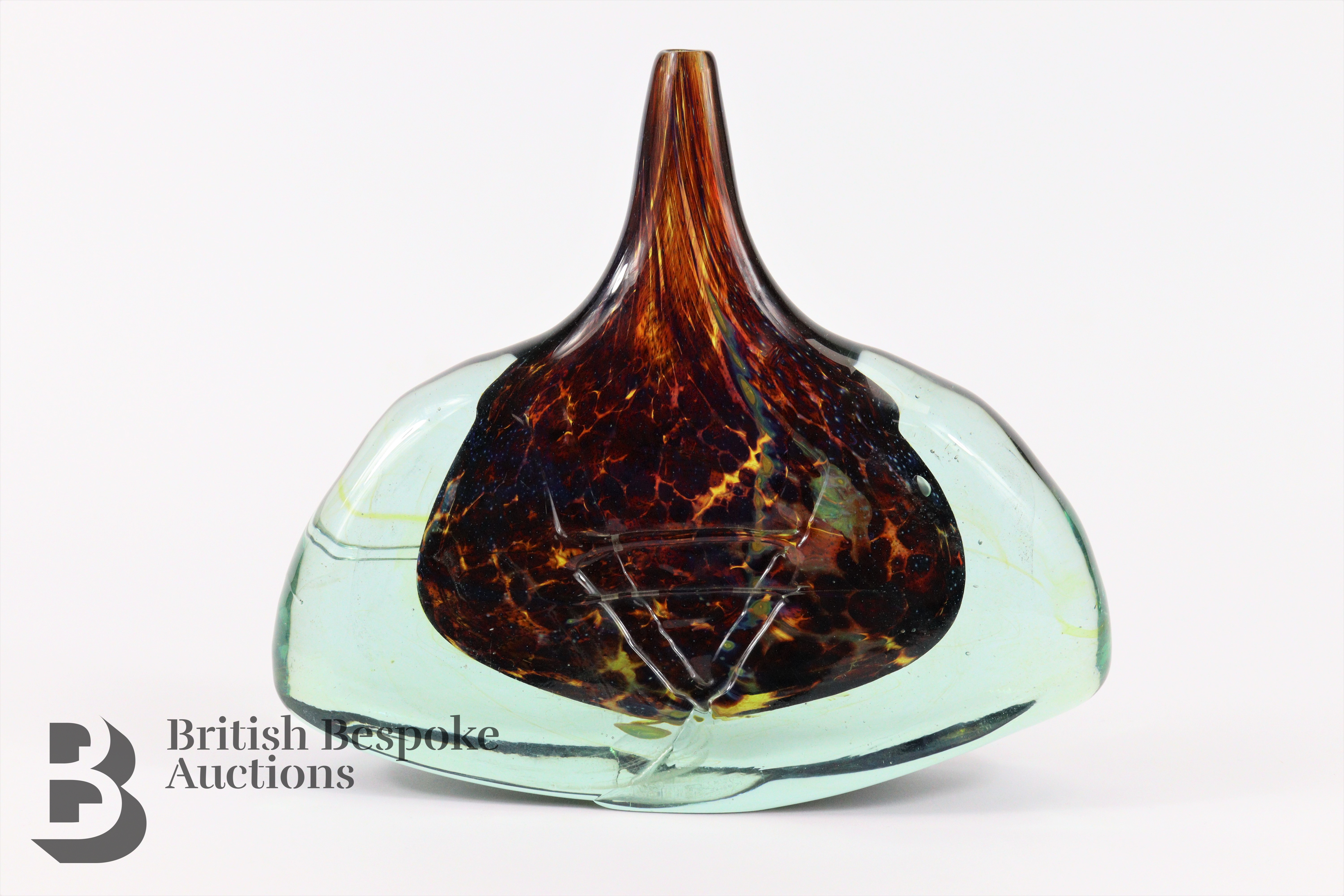 Mdina Glass Fish Vase - Image 2 of 4
