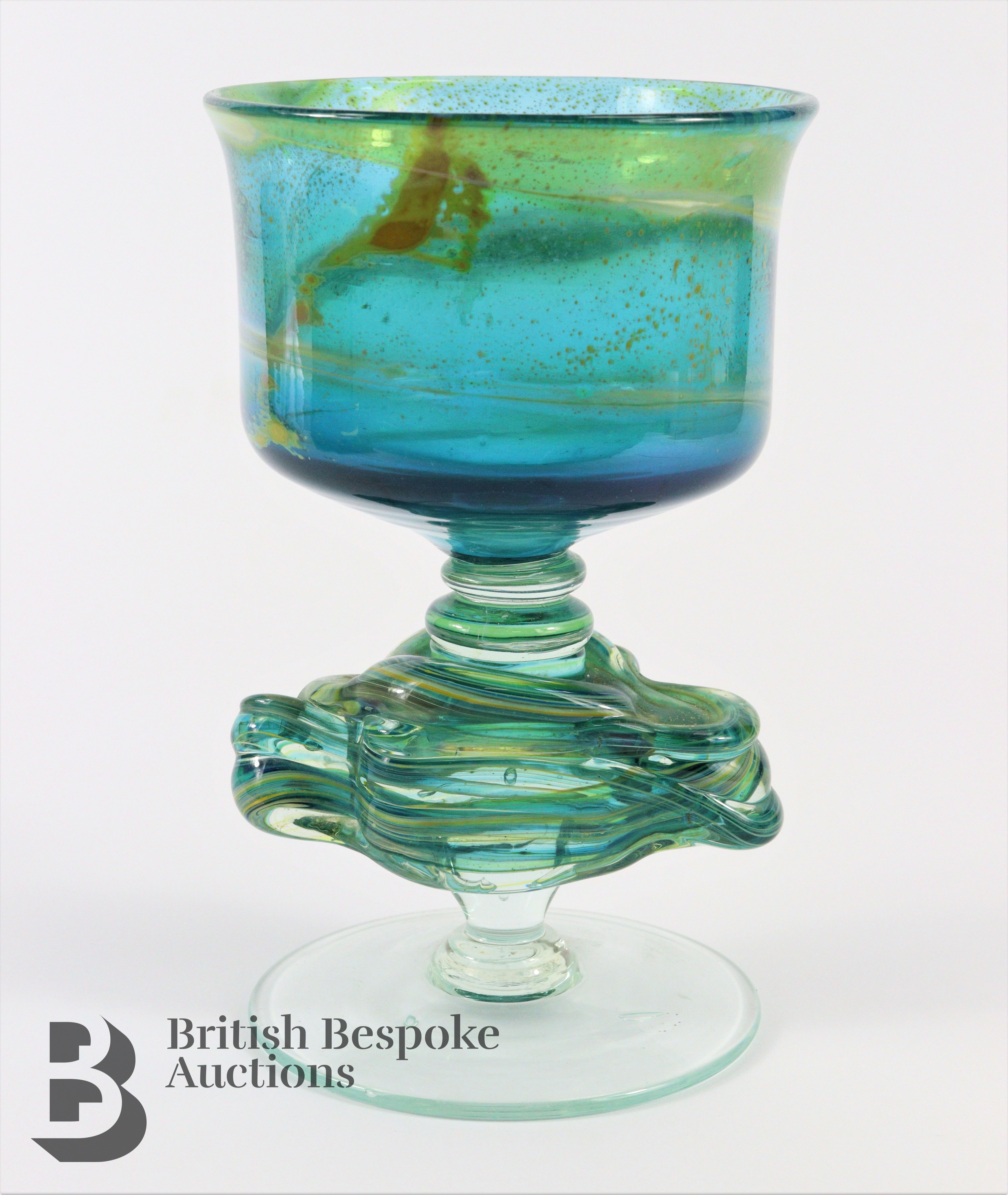 Mdina Glass Chalice - Image 2 of 5