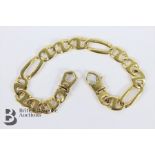 14/15ct Gold Fancy Link Bracelet