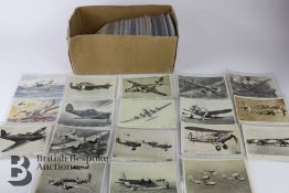 Approx. 270 WWII Military Aircraft Postcards