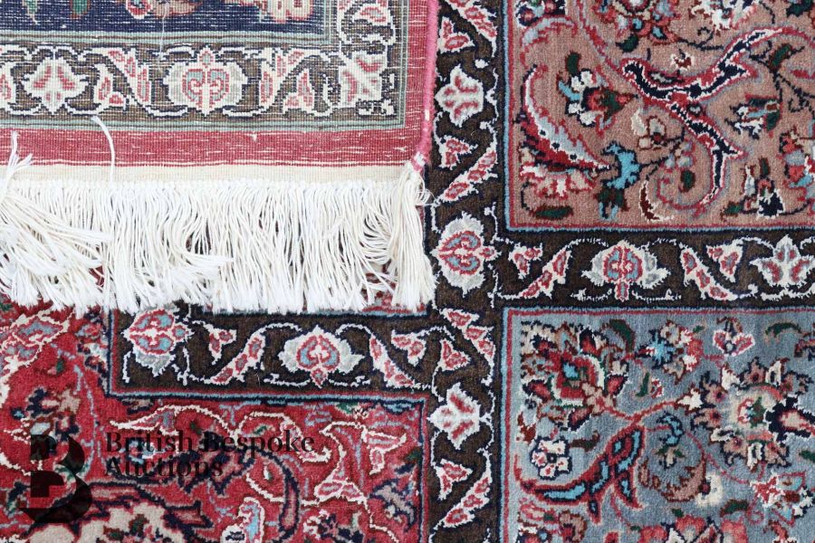 20th Century Persian Wool and Silk Rug - Image 5 of 5