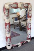 Pair of Large Contemporary Capiz Mirrors