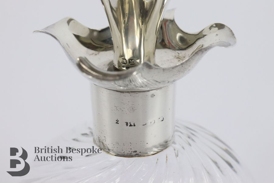 Silver Mounted Glug Glug Decanter - Image 2 of 3