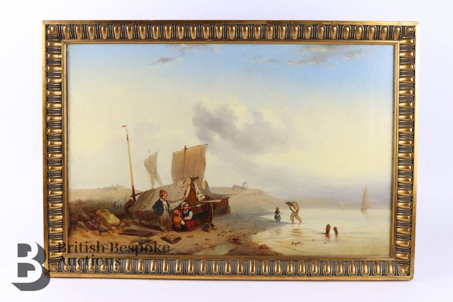 19th Century English School Oil on Canvas