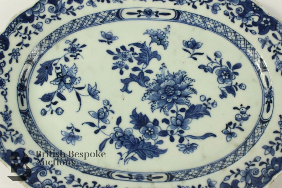 19th Century Chinese Blue and White Plate - Image 2 of 6