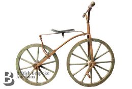Child's Velocipede Boneshaker Bicycle