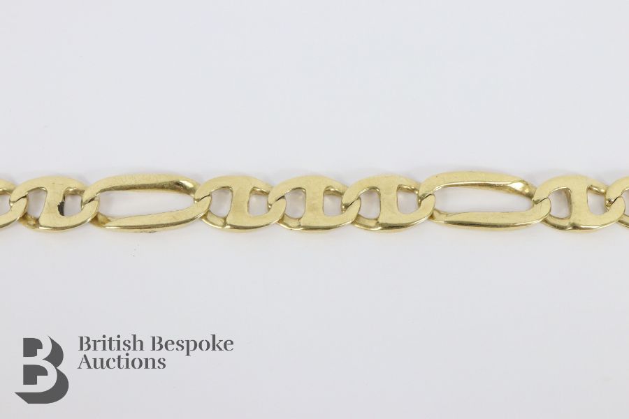 14/15ct Gold Fancy Link Bracelet - Image 2 of 3