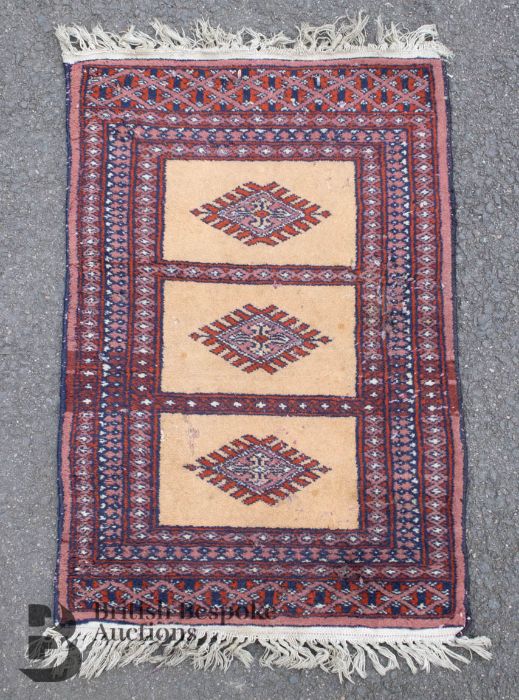 Bukhara Uzbekistan Prayer Rug - Image 2 of 2