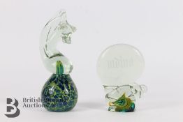 Mdina Glass Paperweight