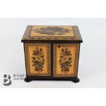 T. Barton Tunbridge Ware Rosewood Jewellery Chest