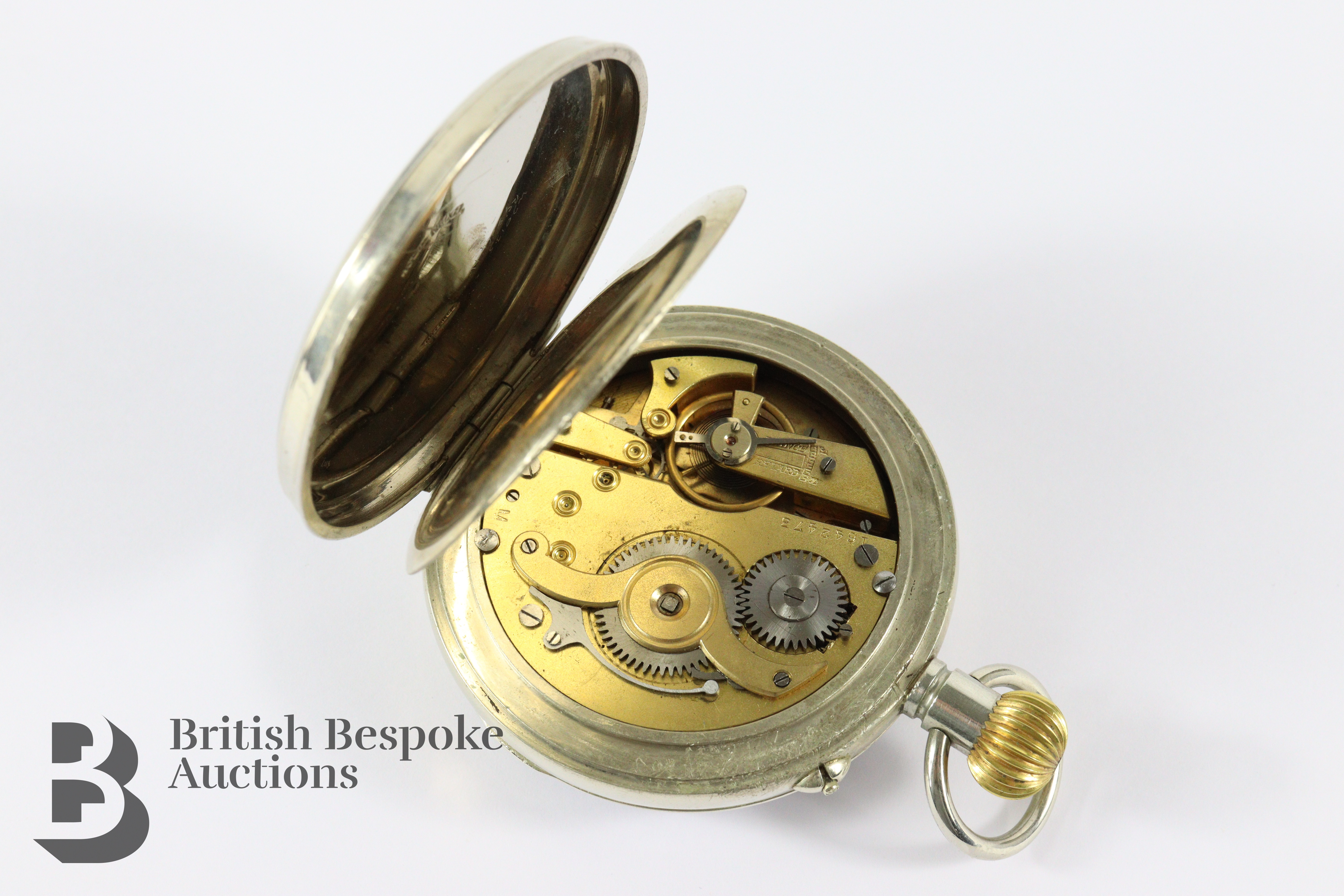 Stainless Steel Goliath Pocket Watch - Image 4 of 4