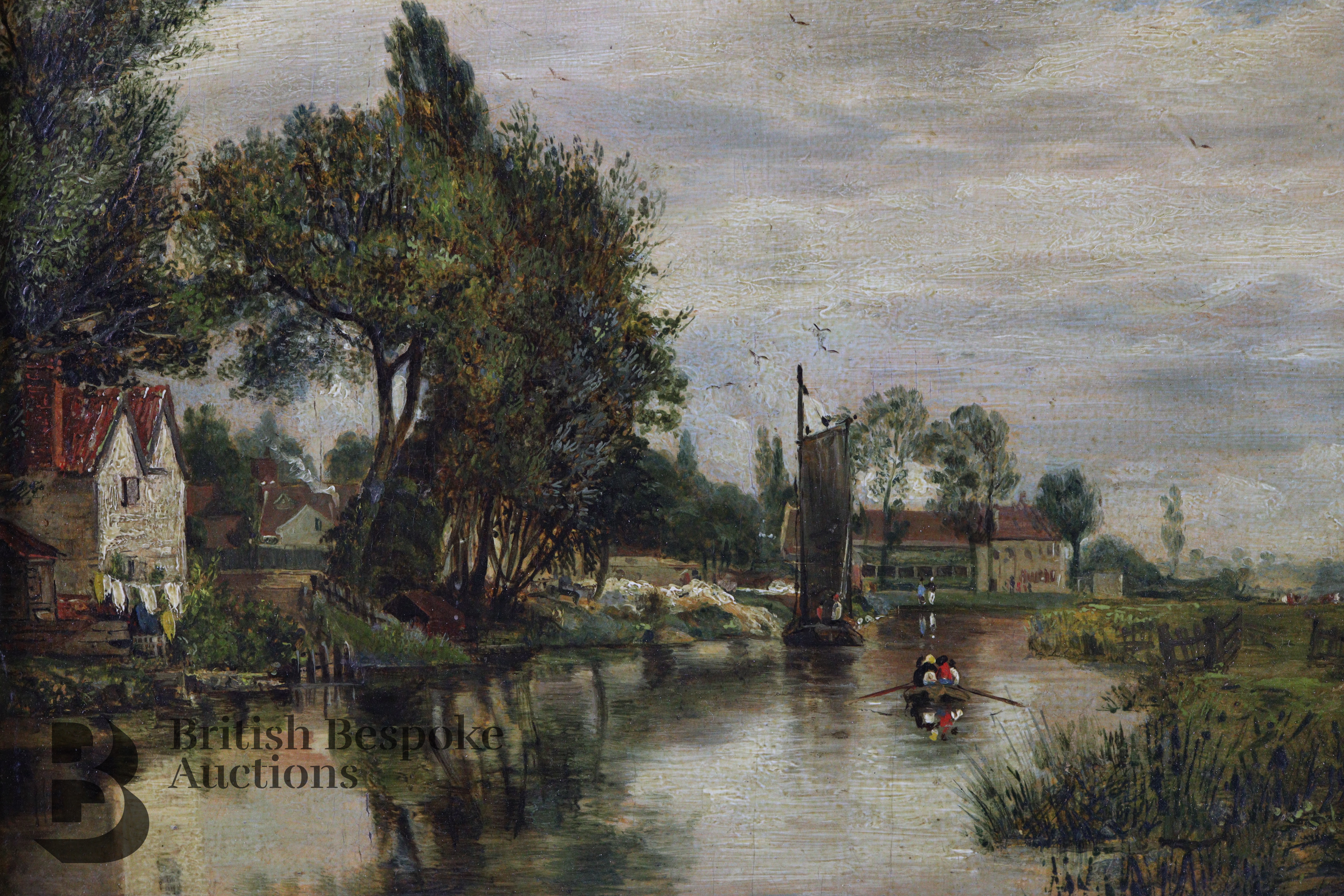 19th Century Oil on Board - Image 2 of 3