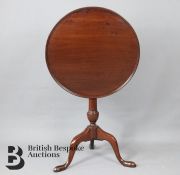 George III Mahogany Tilt-top Table