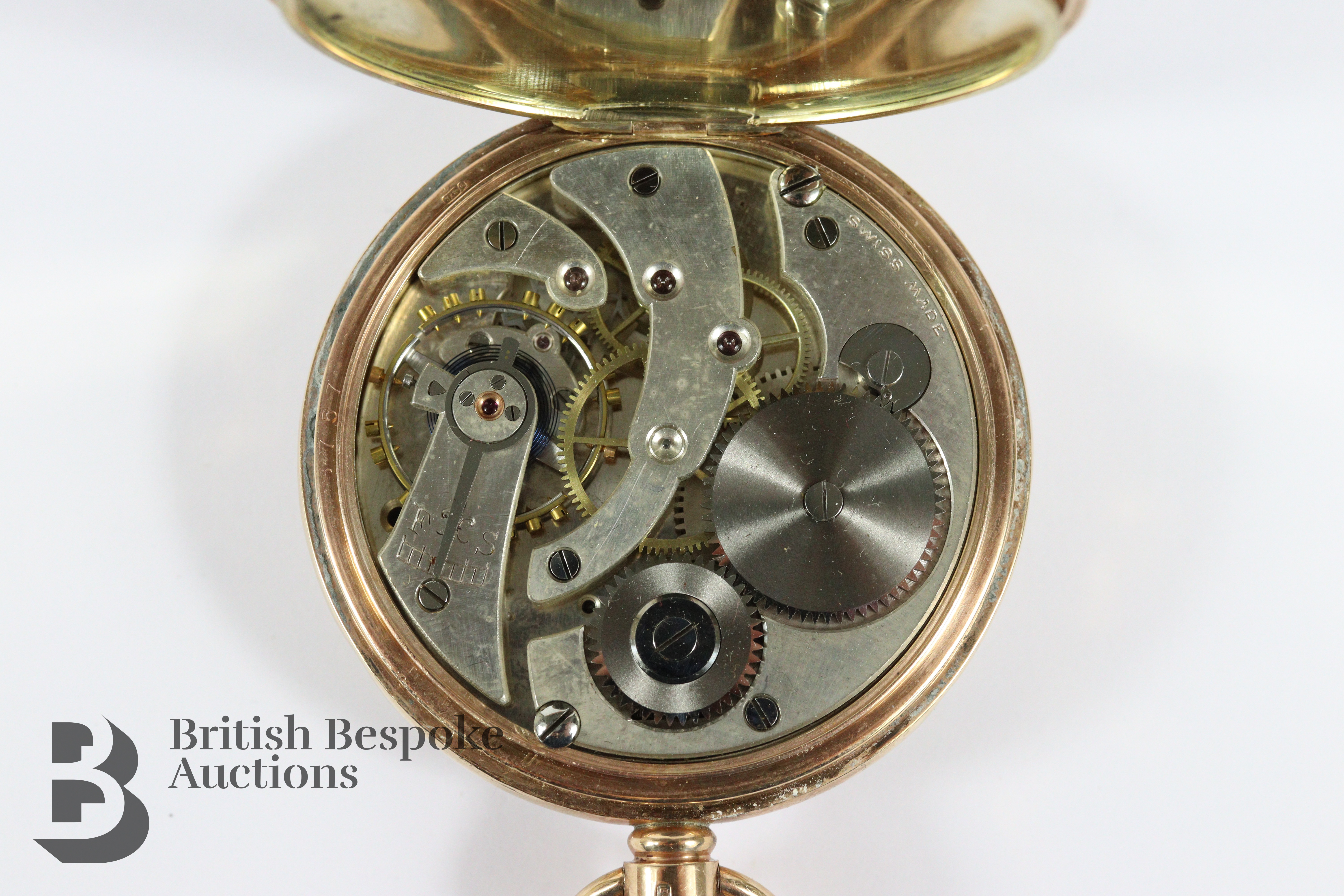 J.W Benson 9ct Gold Pocket Watch - Image 6 of 14