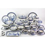 Large Quantity of Real Old Willow Pattern