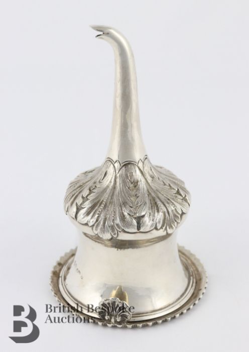 George IV Silver Wine Funnel - Image 2 of 4