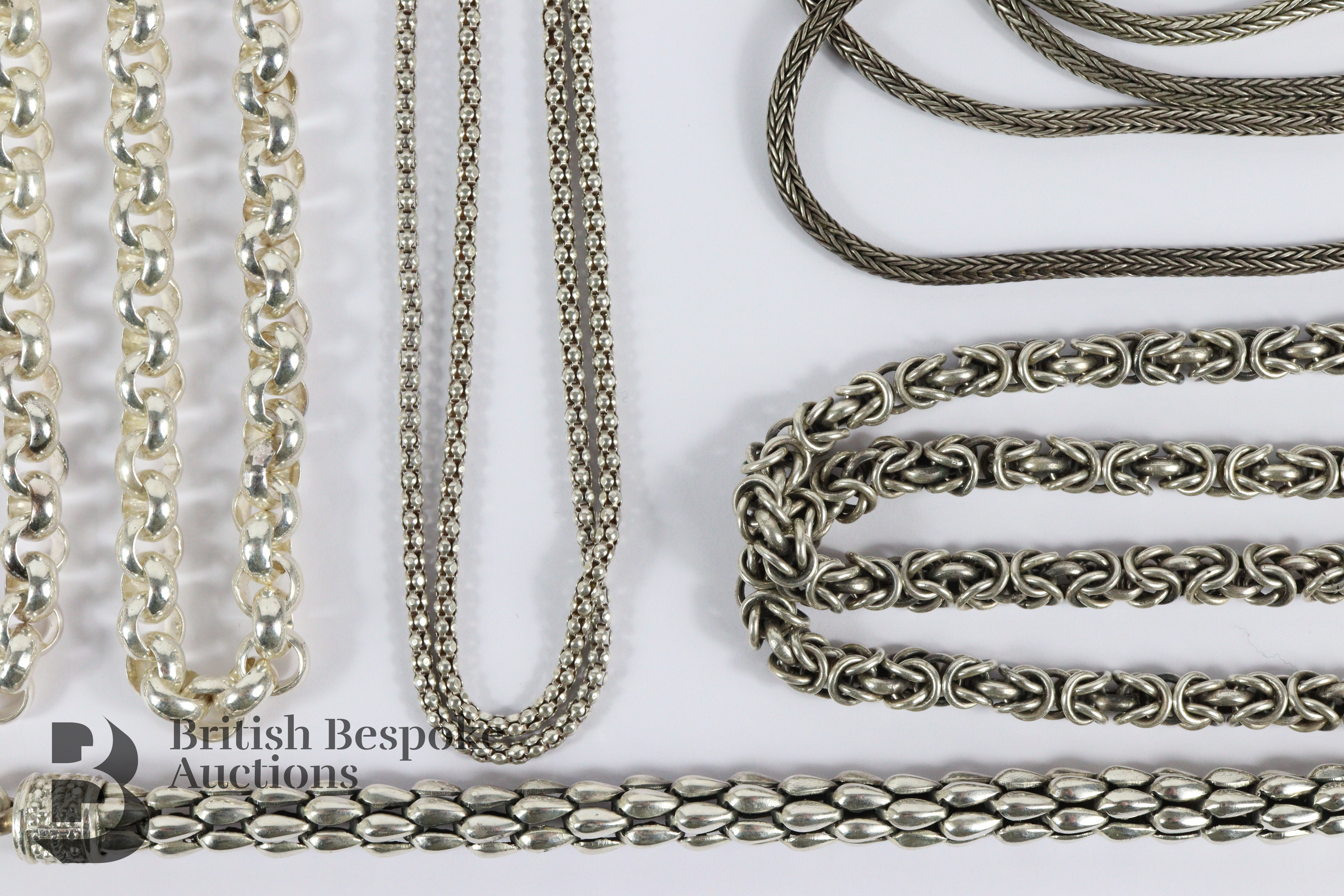 Heavy Silver Chains - Image 2 of 2
