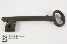 Large Cast Iron Key