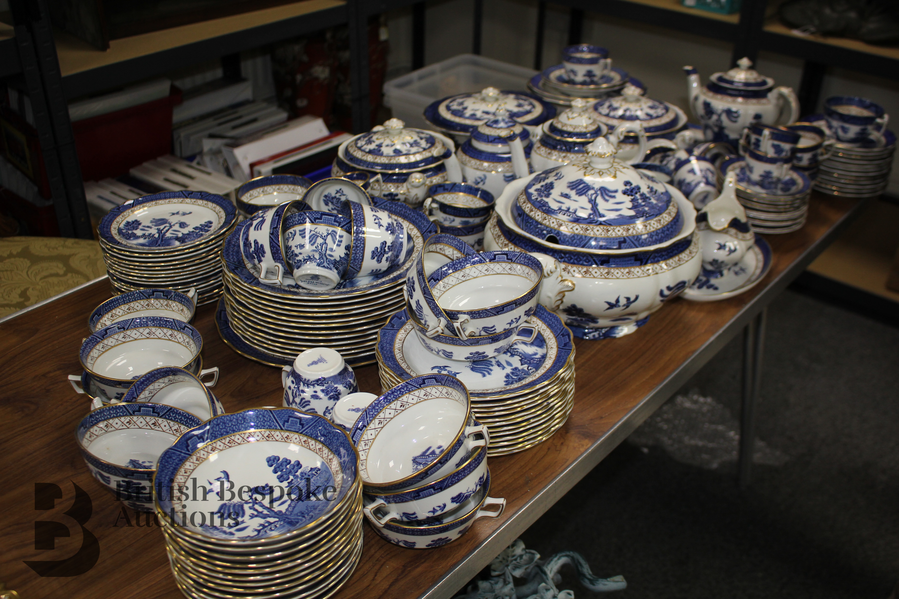 Large Quantity of Real Old Willow Pattern - Image 8 of 8