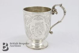 Silver Christening Cup