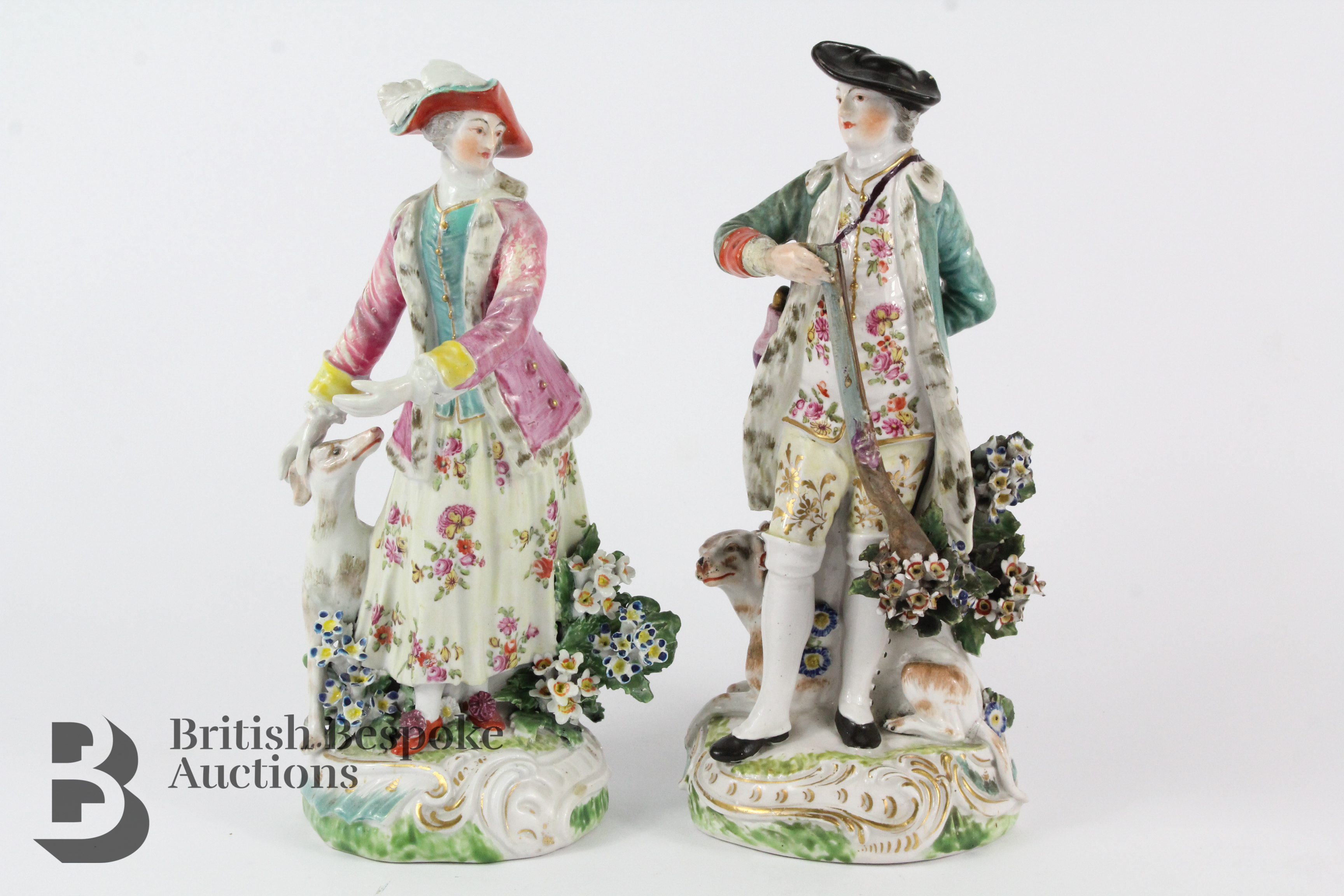 Pair of Porcelain Bocage Figurines - Image 2 of 18