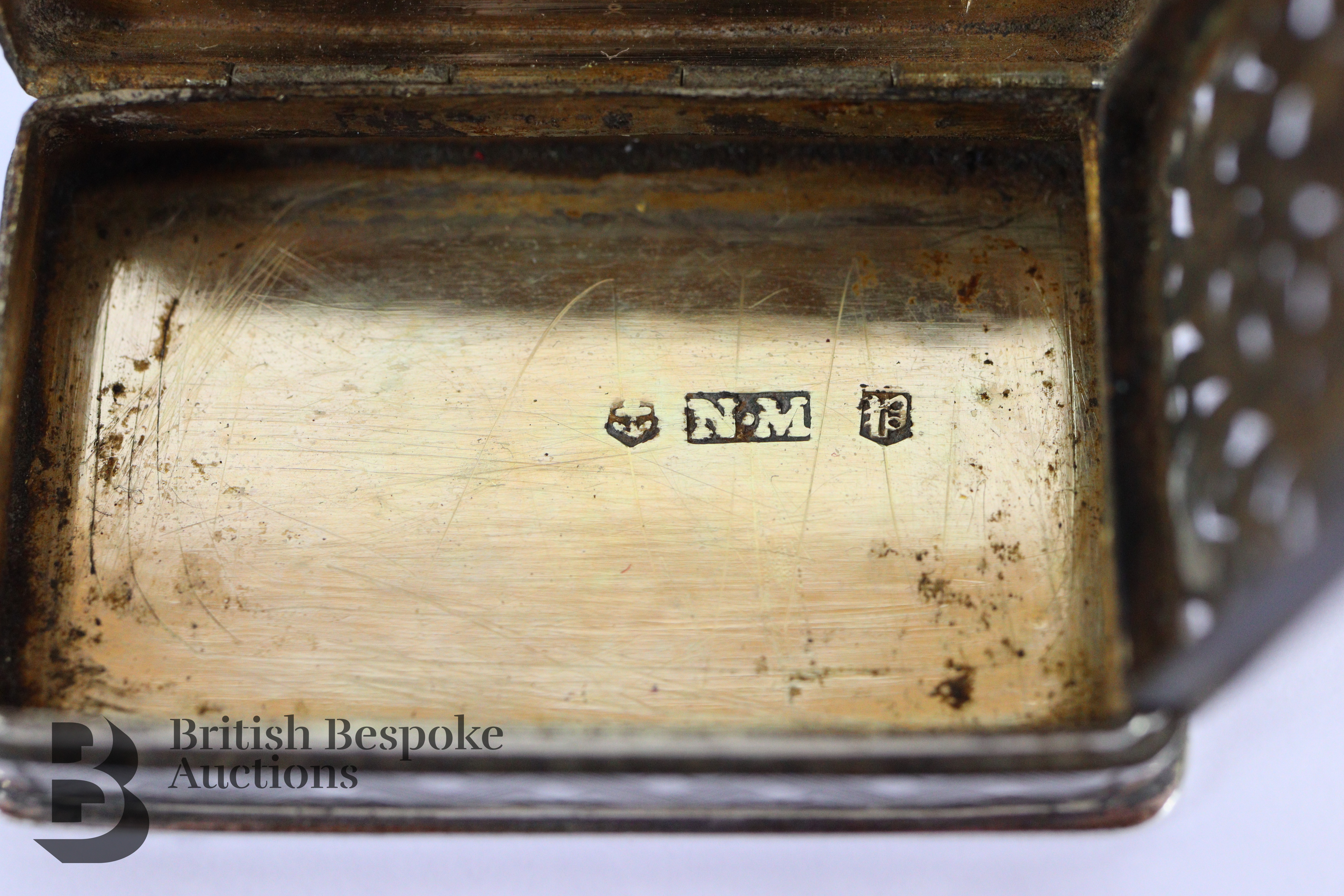 Victorian Silver Vinaigrette - Image 8 of 8