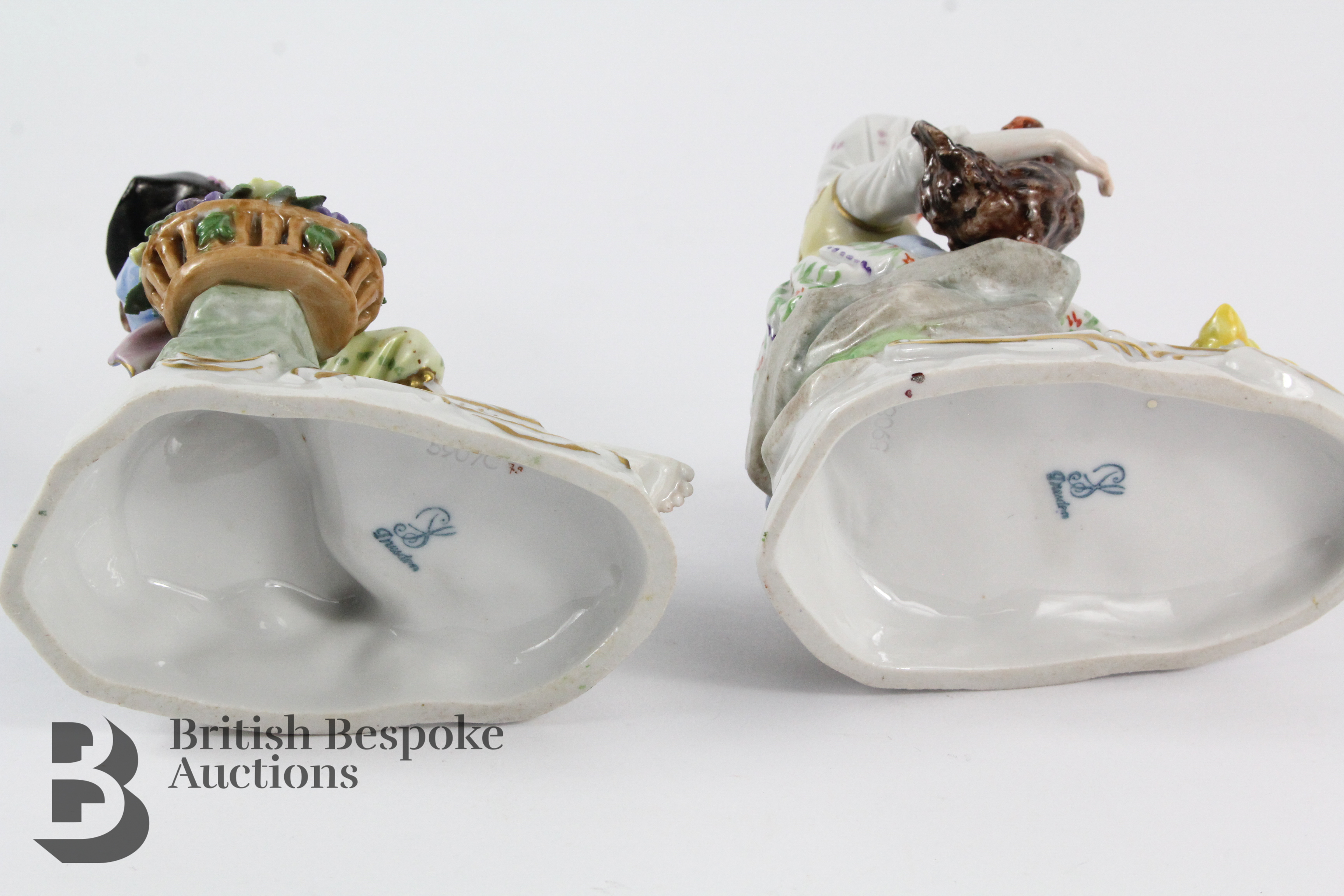Pair of Porcelain Bocage Figurines - Image 18 of 18