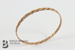 9ct Welsh Gold Bracelet