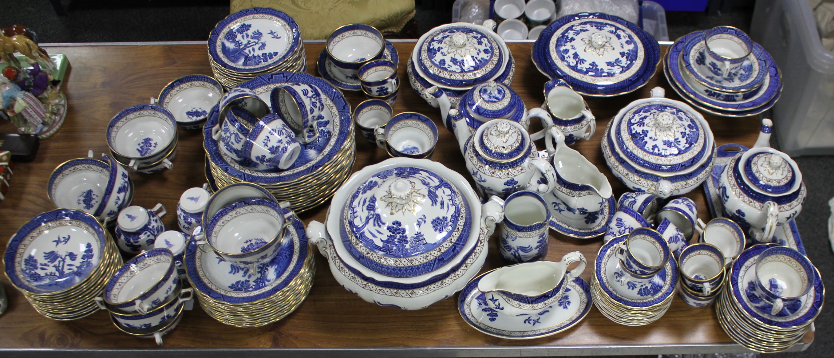 Large Quantity of Real Old Willow Pattern - Image 7 of 8