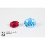 Loose Gem Stones - Ruby and Topaz