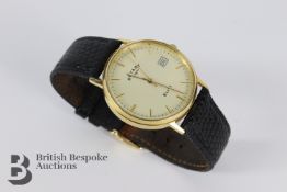 Gentleman's 18ct Yellow Gold Rotary 'Elite' Wrist Watch