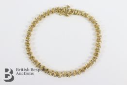 14ct Diamond Bracelet