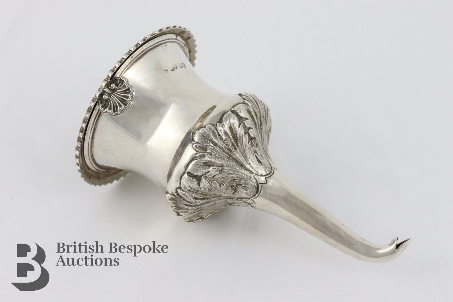 George IV Silver Wine Funnel