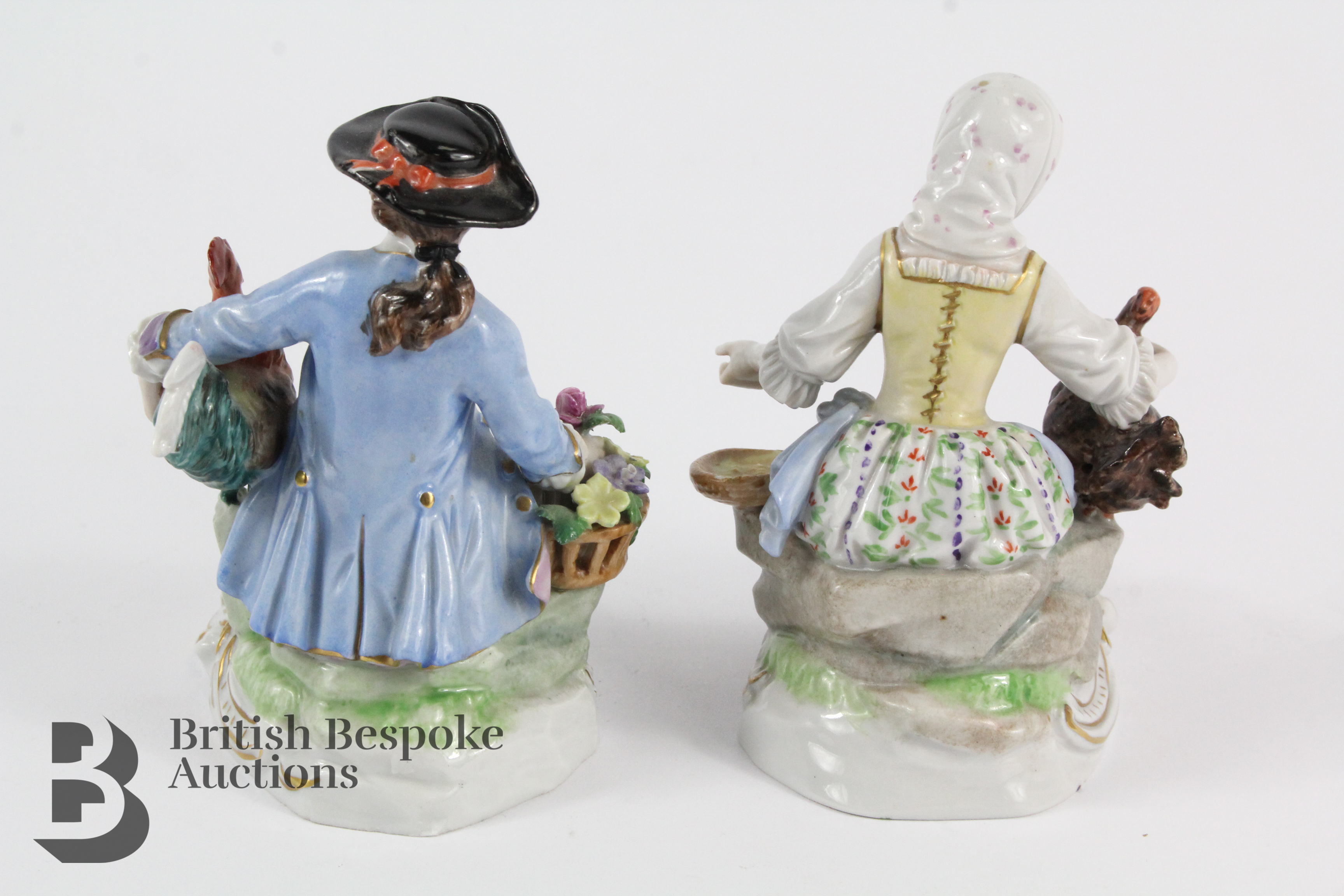 Pair of Porcelain Bocage Figurines - Image 17 of 18