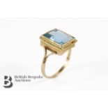 9ct Gold Aquamarine Ring