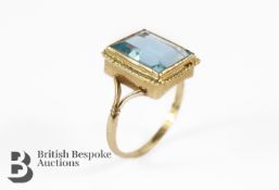 9ct Gold Aquamarine Ring