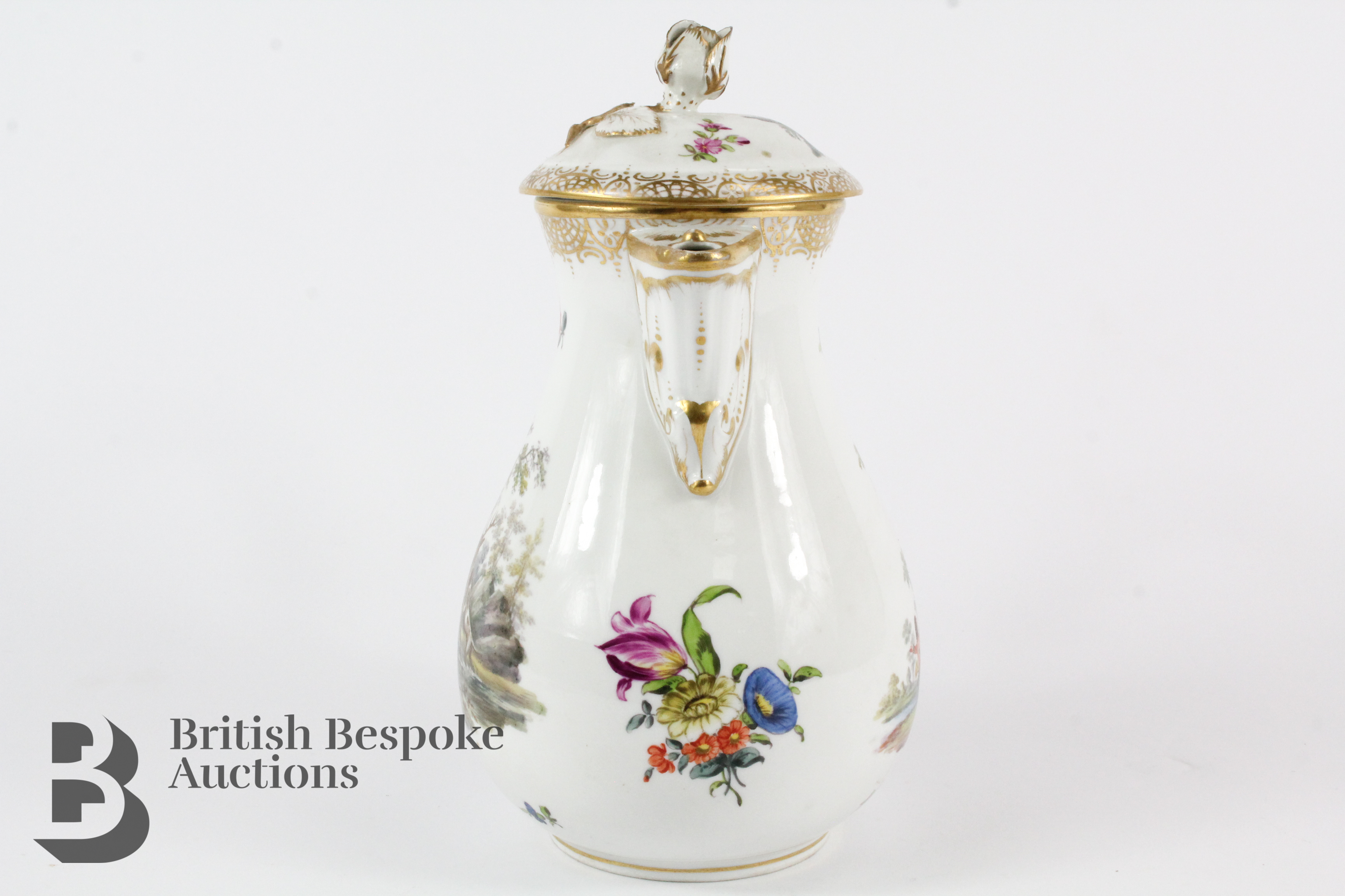 Meissen Coffee Pot - Image 3 of 11