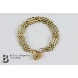 9ct Gatelink Bracelet