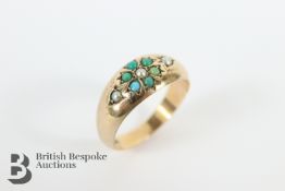 9ct Gold Turquoise Ring