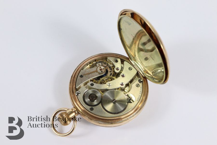 J.W Benson 9ct Gold Pocket Watch - Image 12 of 14